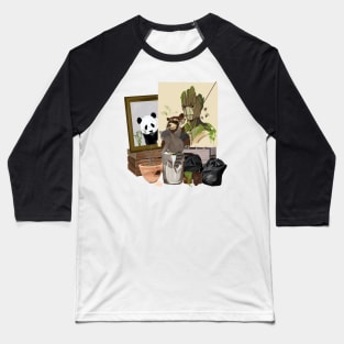 Rockwell Raccoon Baseball T-Shirt